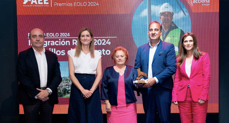 ACCIONA: Hornillos de Cerrato (Palencia) recibe el Premio EOLO 2024 a la integración rural de la eólica