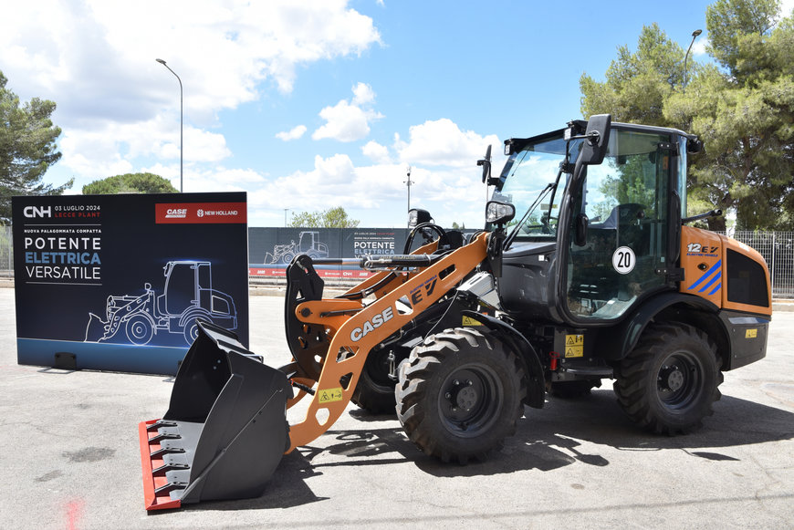 CNH inaugura una línea de producción de cargadoras compactas de ruedas eléctricas en Lecce