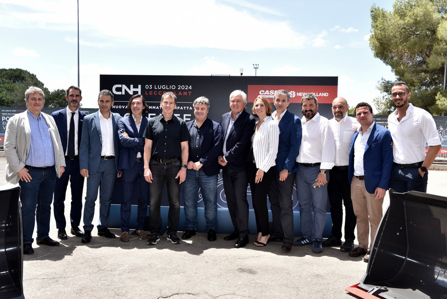 CNH inaugura una línea de producción de cargadoras compactas de ruedas eléctricas en Lecce