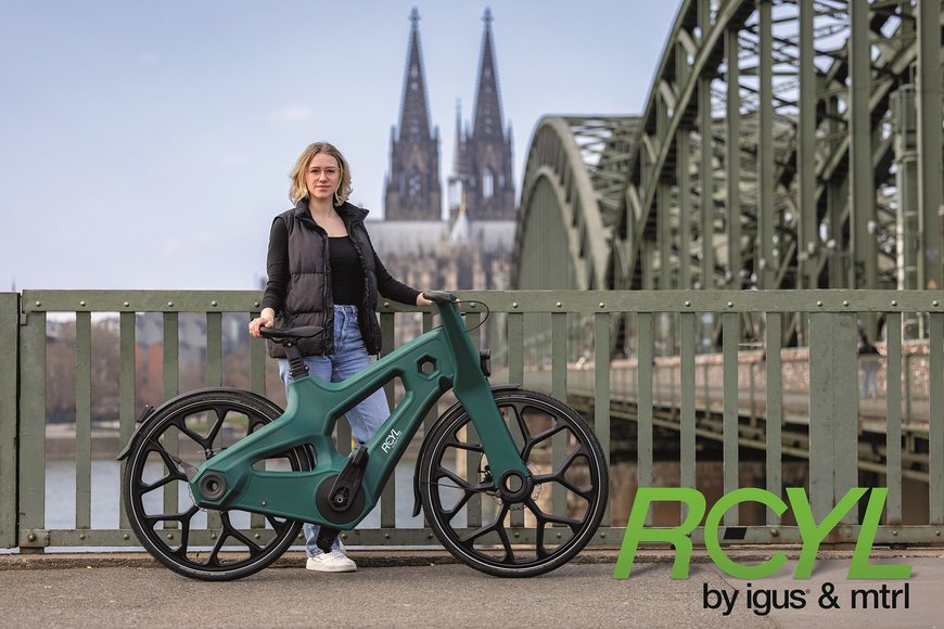 igus inicia la producción en serie de su bicicleta de plástico bajo el nuevo nombre de RCYL