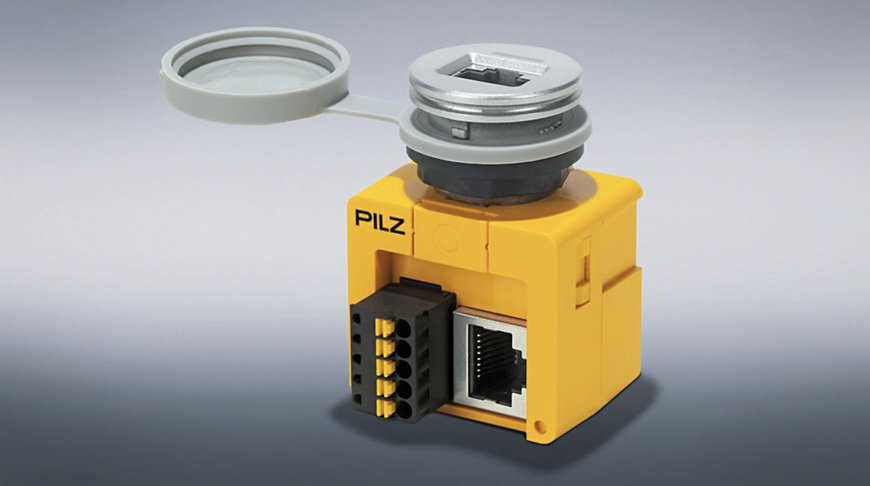 Pilz presenta un nuevo elemento de mando PIT oe ETH con Ethernet para la protección de datos y máquinas