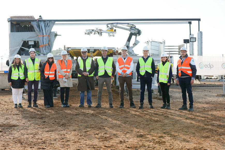 EDP prueba la construcción de su primer parque solar con tecnología de automatización