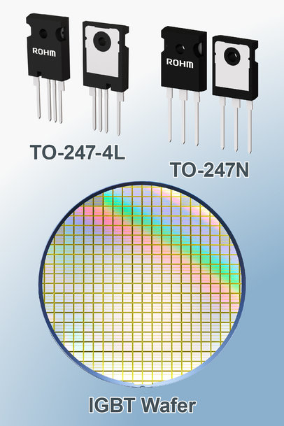 Los nuevos IGBT de 1200 V de ROHM consiguen unas características de baja pérdida líderes* en la industria con una alta tolerancia al cortocircuito